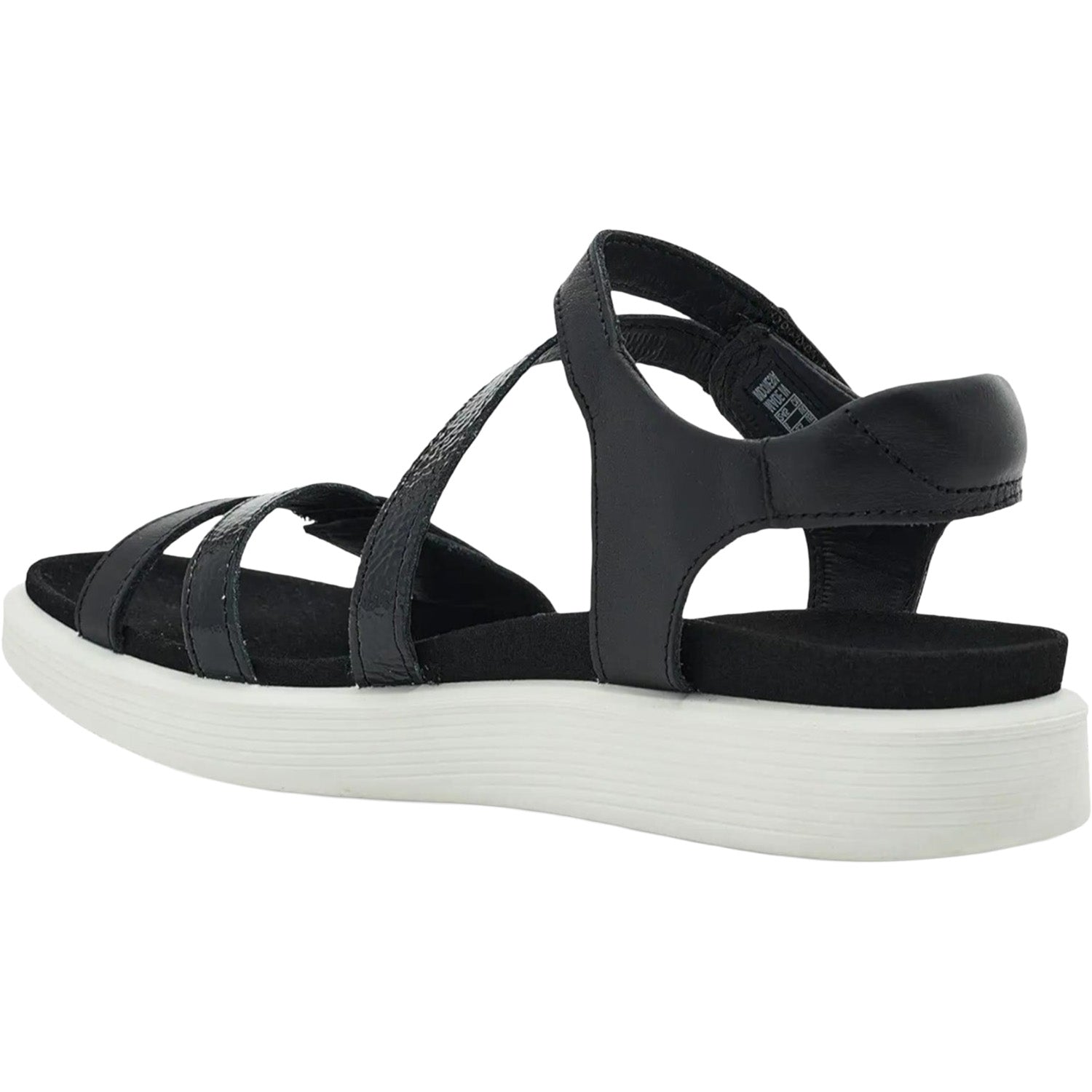 ECCO Soft Sandal 3 Strap Women's Sandal Black/Black