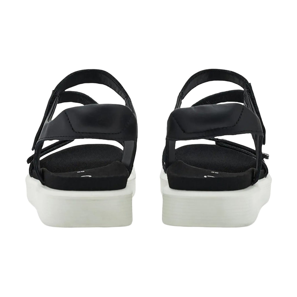 ECCO Soft Sandal 3 Strap Women's Sandal Black/Black