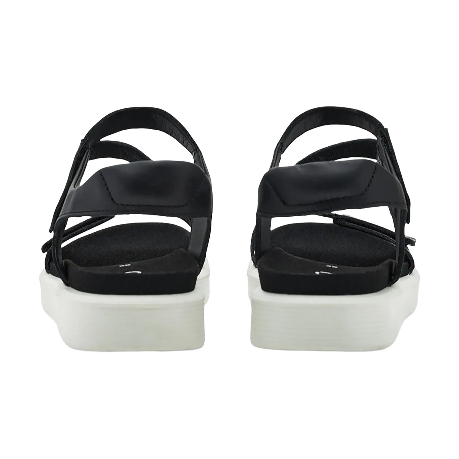 ECCO Soft Sandal 3 Strap Women's Sandal Black/Black
