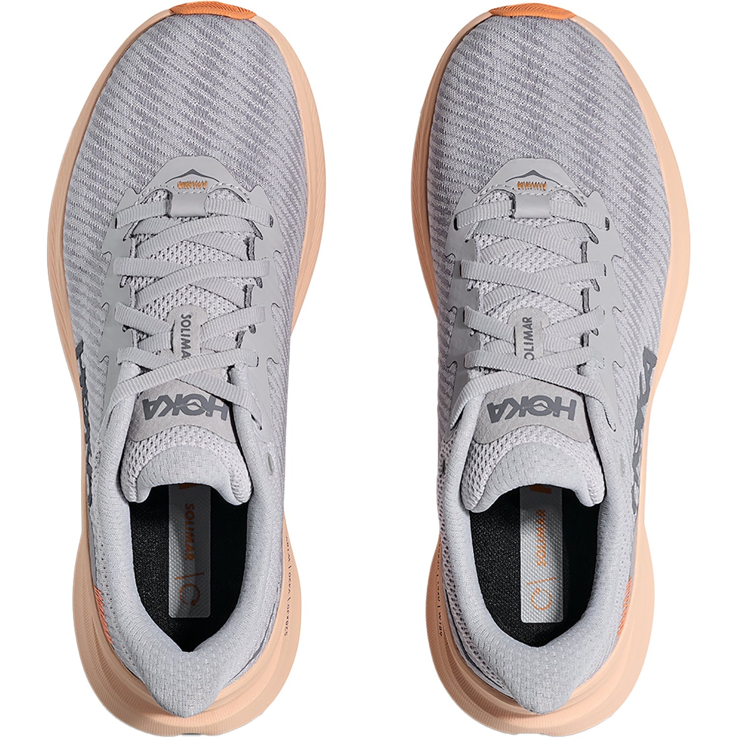Hoka Solimar Women's Athletic Shoes Cosmic Grey/Tangerine Glow