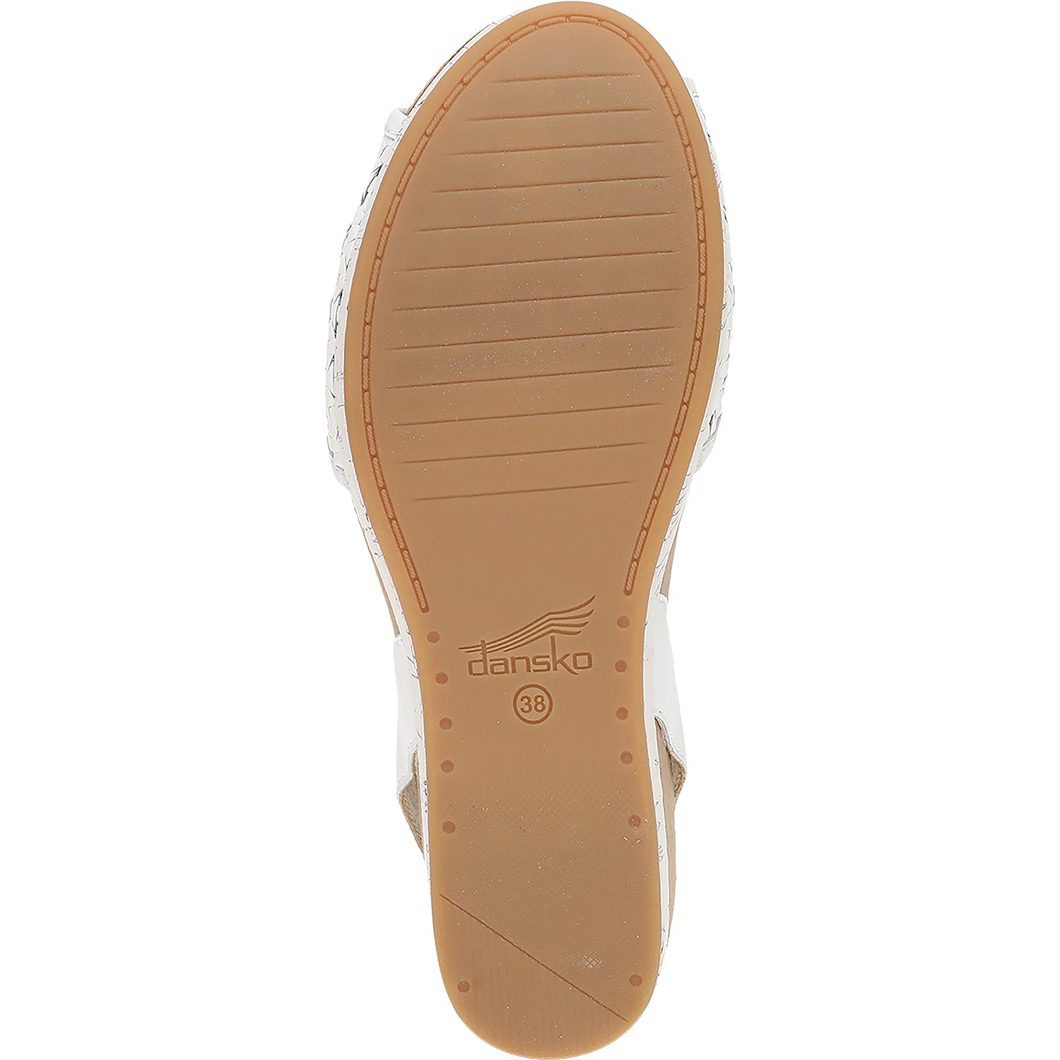 Dansko Stella Women's Wedge Sandals White Woven