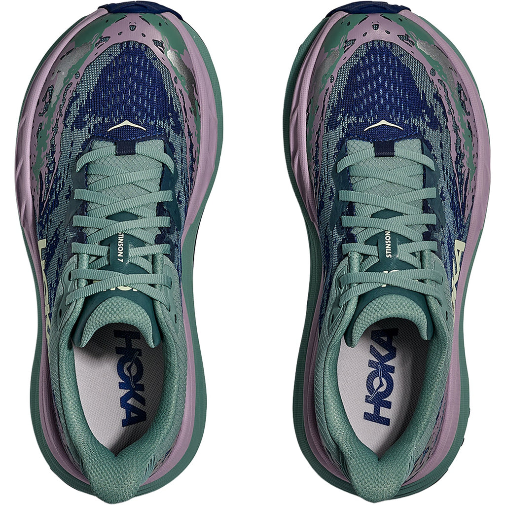Hoka Stinson 7 (Stability Support/Trail) Women's Athletic Shoes Trail Hiking Shoes Rosemary/Fragrant Lilac