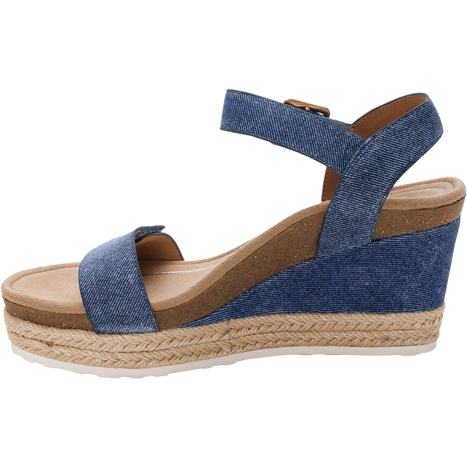 Aetrex Sydney Women's Wedge Sandals Denim