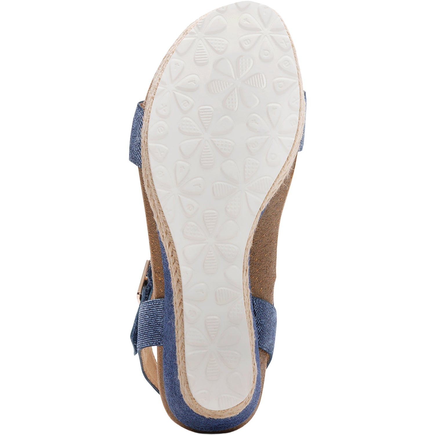 Aetrex Sydney Women's Wedge Sandals Denim