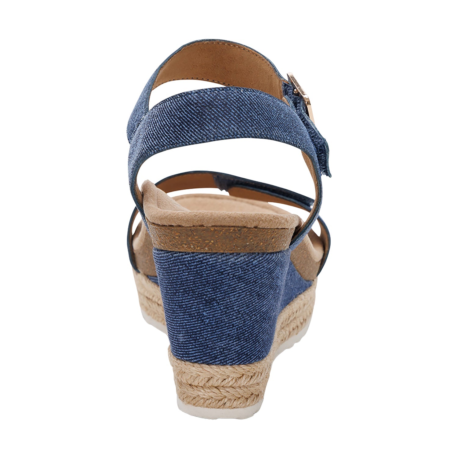 Aetrex Sydney Women's Wedge Sandals Denim