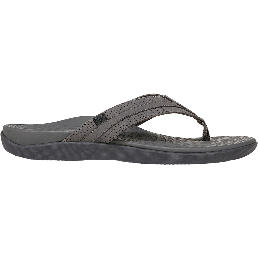 Vionic Tide II Men's Sandals Thong Sandals Charcoal