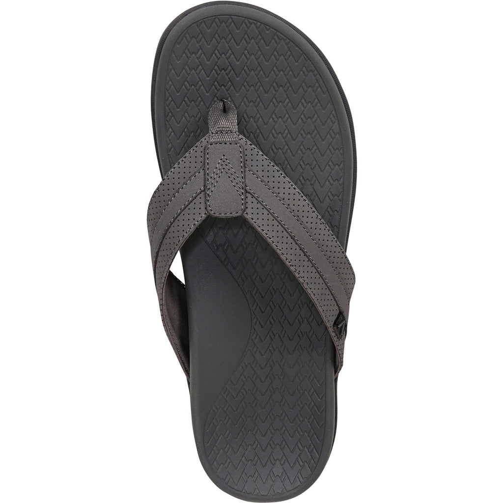 Vionic Tide II Men's Sandals Thong Sandals Charcoal