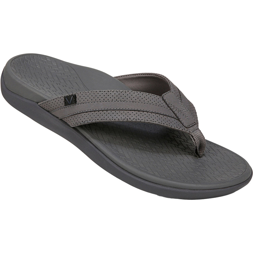 Vionic Tide II Men's Sandals Thong Sandals Charcoal