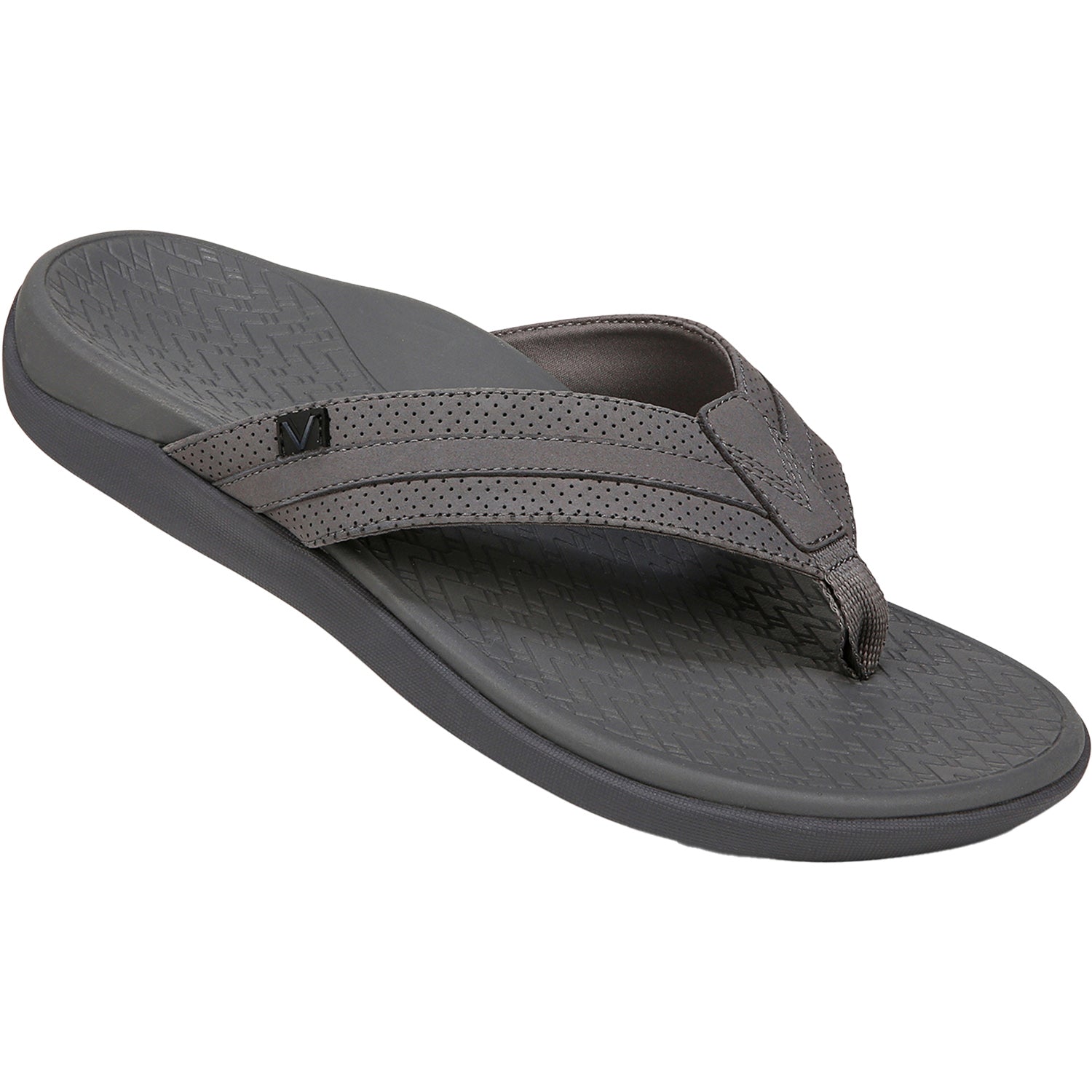Vionic Tide II Men's Sandals Thong Sandals Charcoal