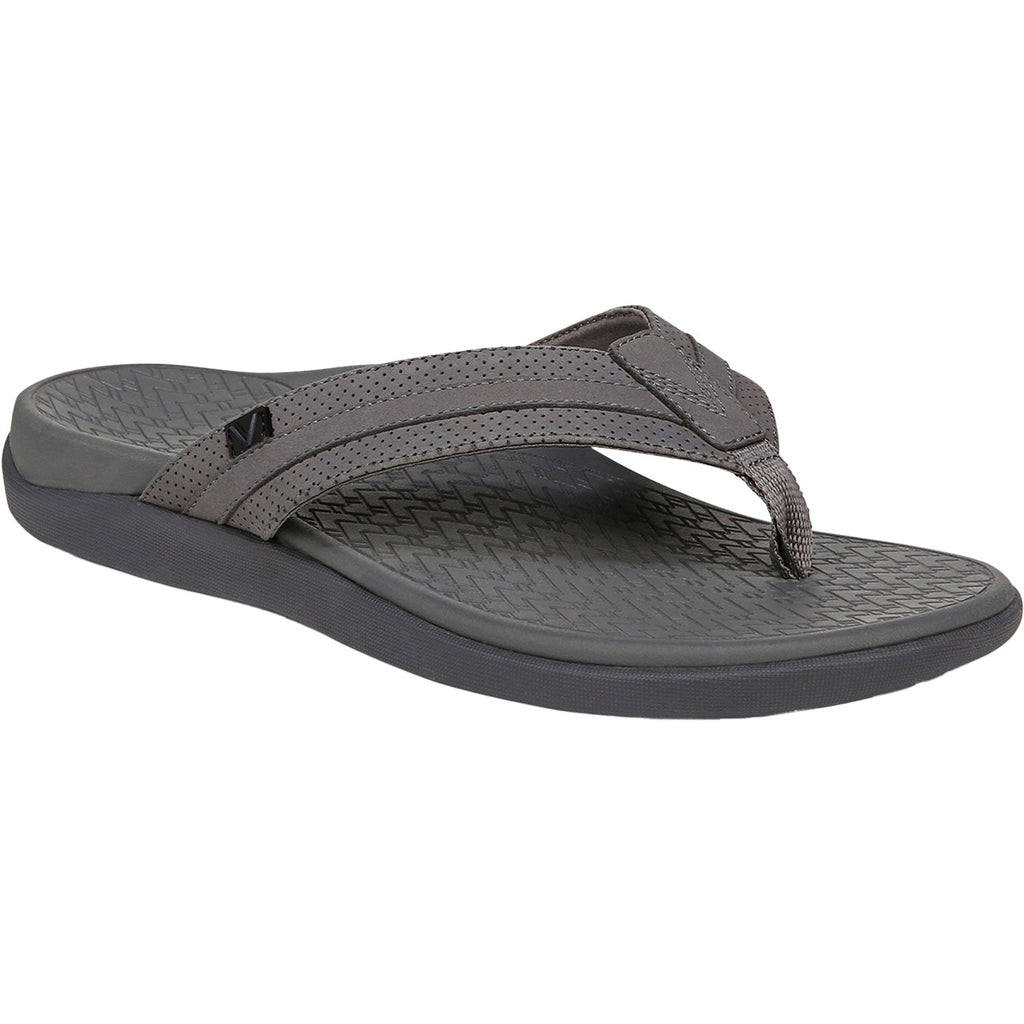 Vionic Tide II Men's Sandals Thong Sandals Charcoal