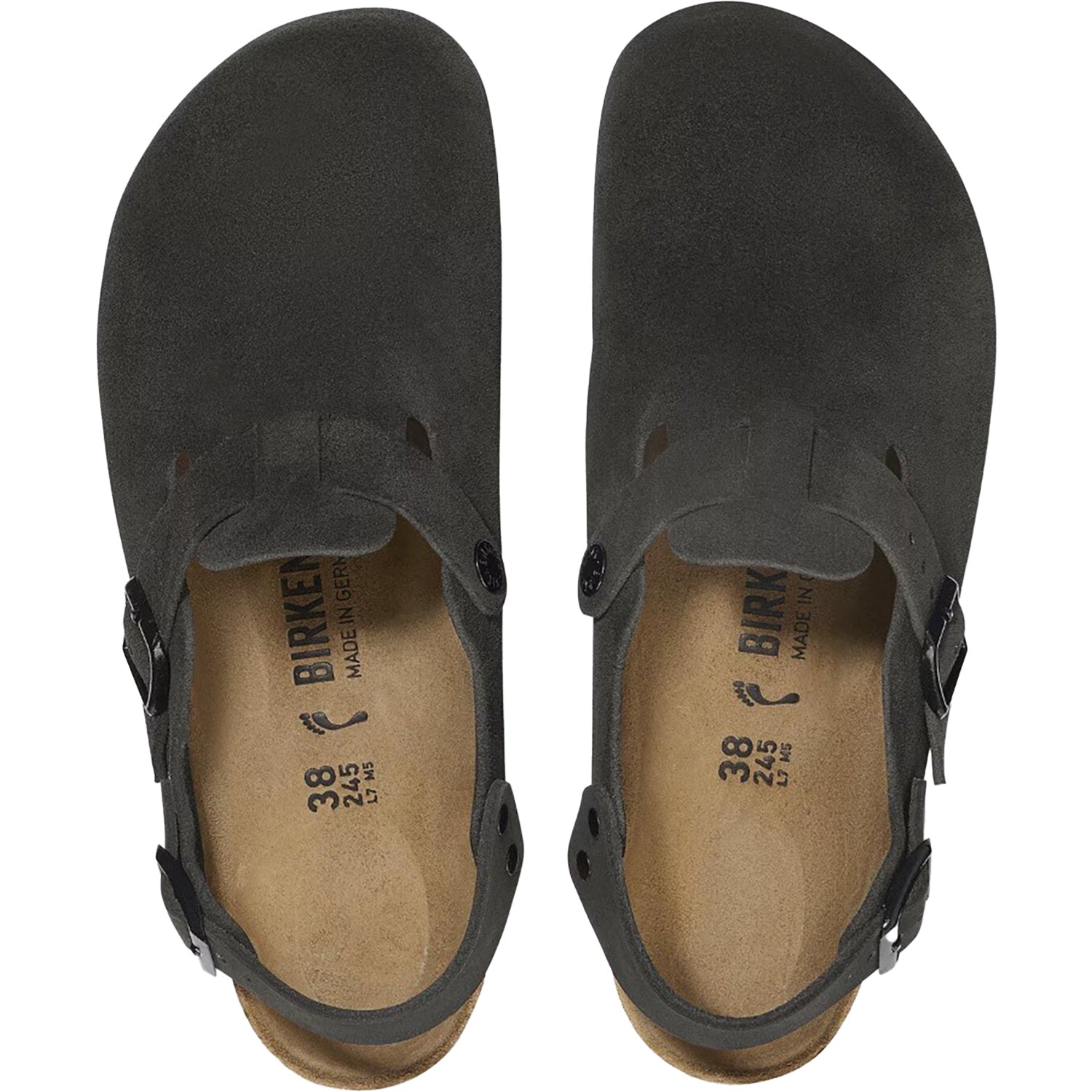 Birkenstock Tokio Unisex Clogs Black Suede