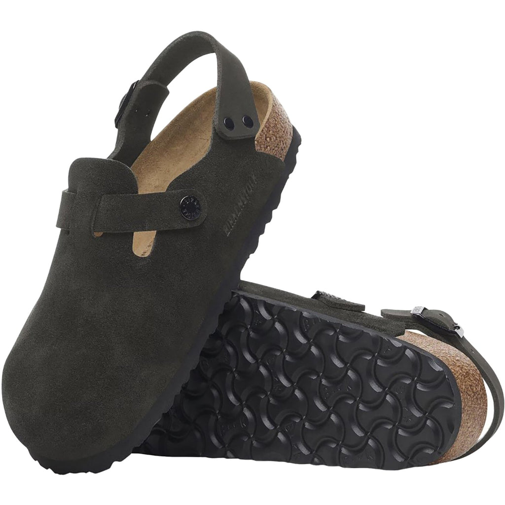 Birkenstock Tokio Unisex Clogs Black Suede