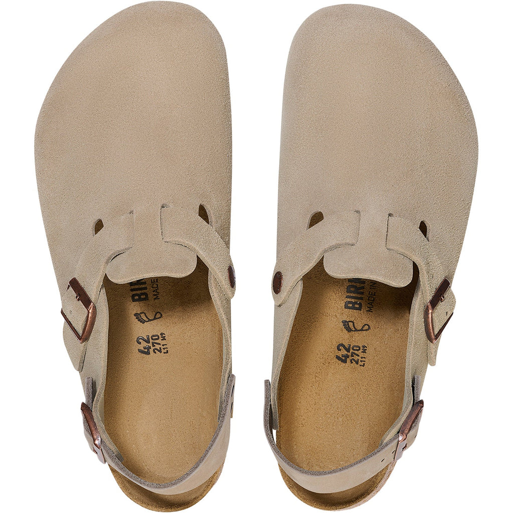 Birkenstock Tokio Unisex Clogs Taupe Suede