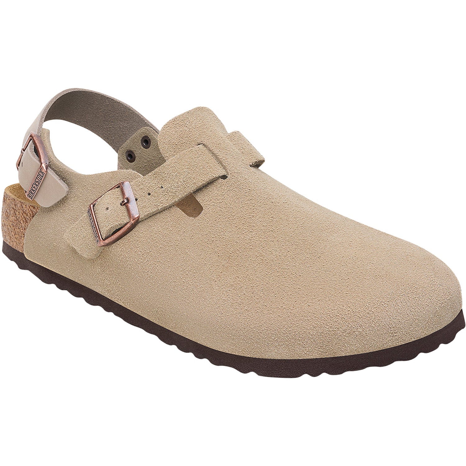 Birkenstock Tokio Unisex Clogs Taupe Suede