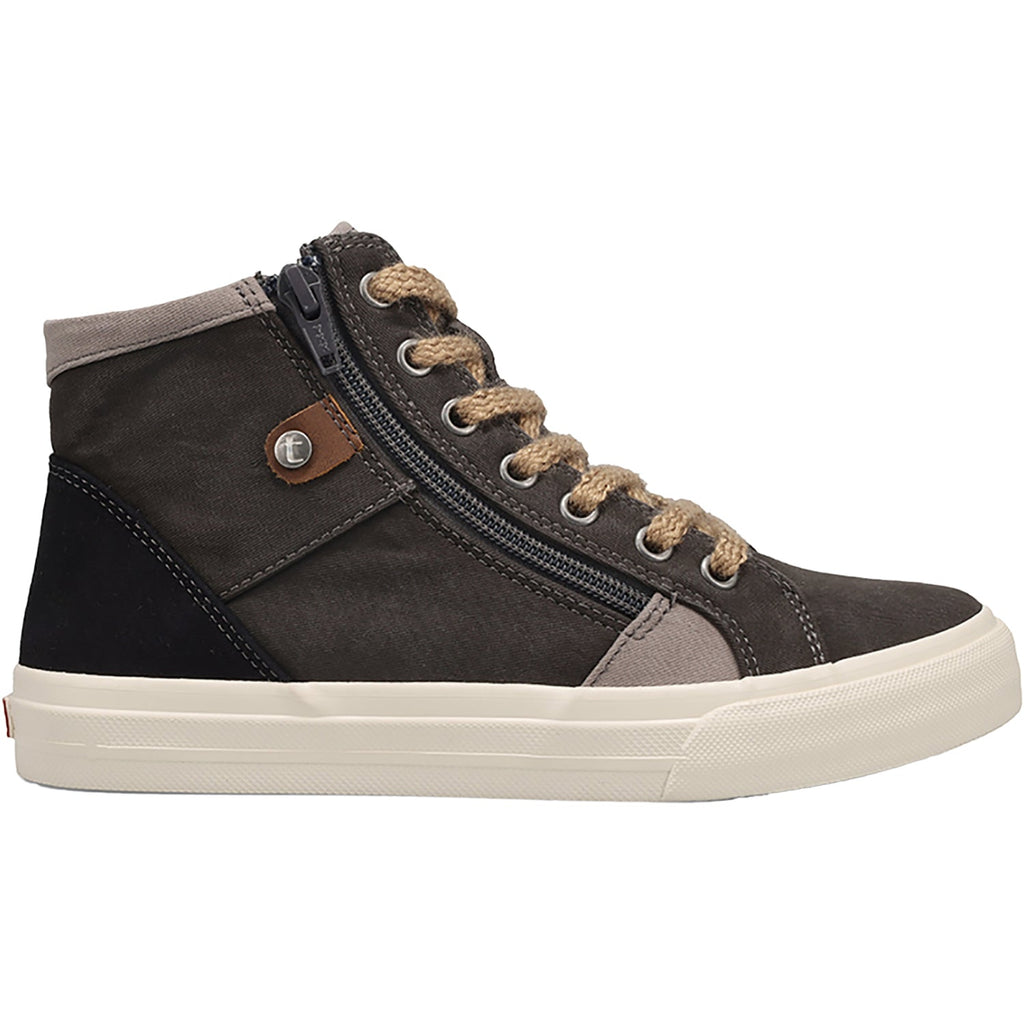 Taos Top Soul Women's Sporty Lace Up Shoes Graphite/Black Vintage Canvas