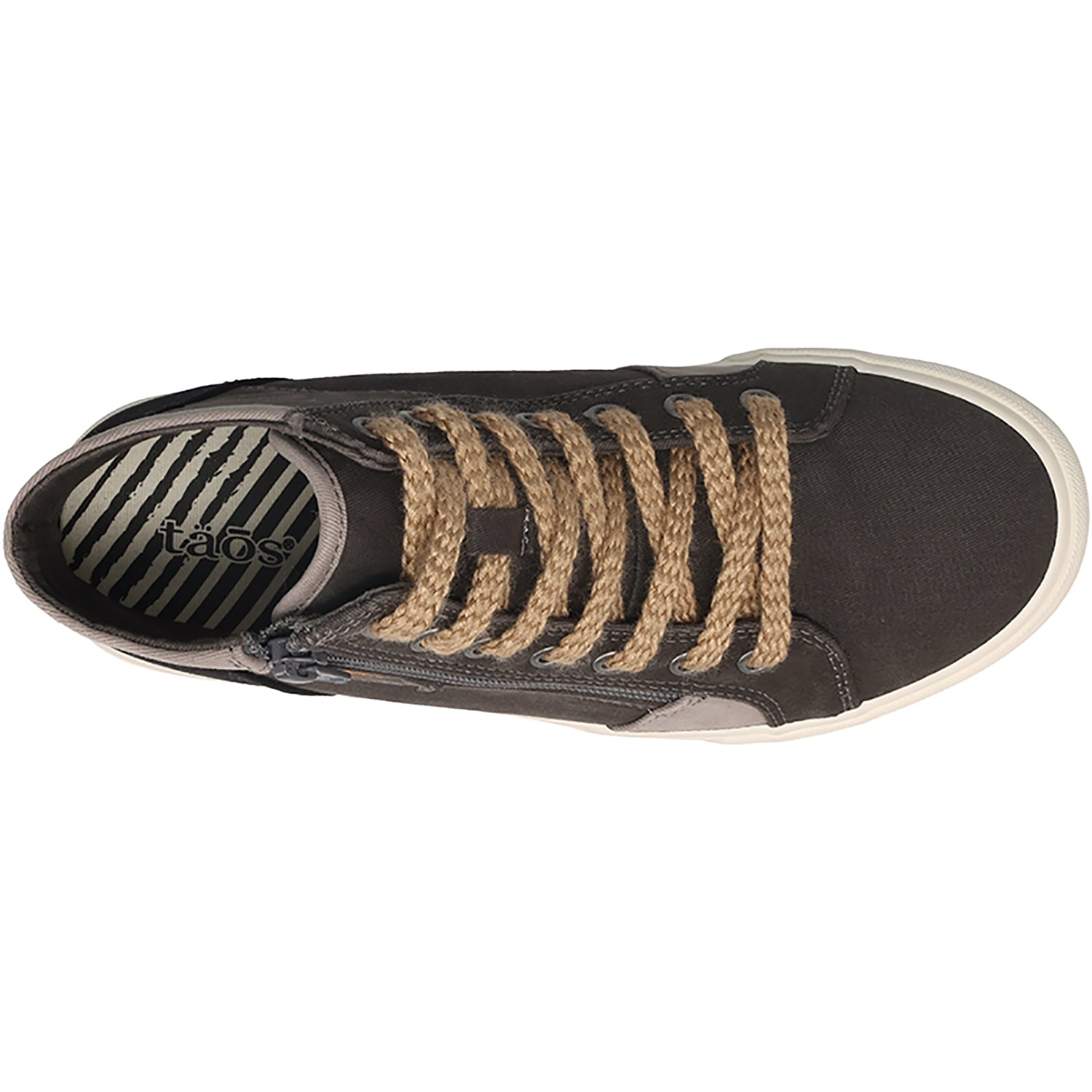 Taos Top Soul Women's Sporty Lace Up Shoes Graphite/Black Vintage Canvas