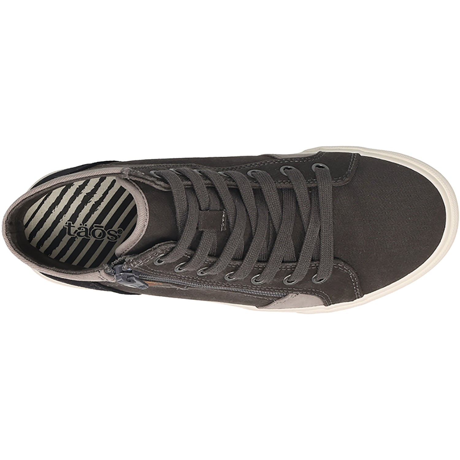 Taos Top Soul Women's Sporty Lace Up Shoes Graphite/Black Vintage Canvas