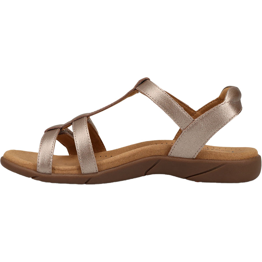 Taos Trophy 2 Women's Backstrap Sandals Champagne Leather