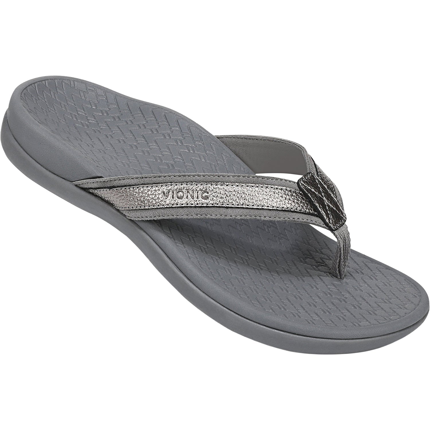 Vionic Tide 20 Women's Thong Sandals Pewter