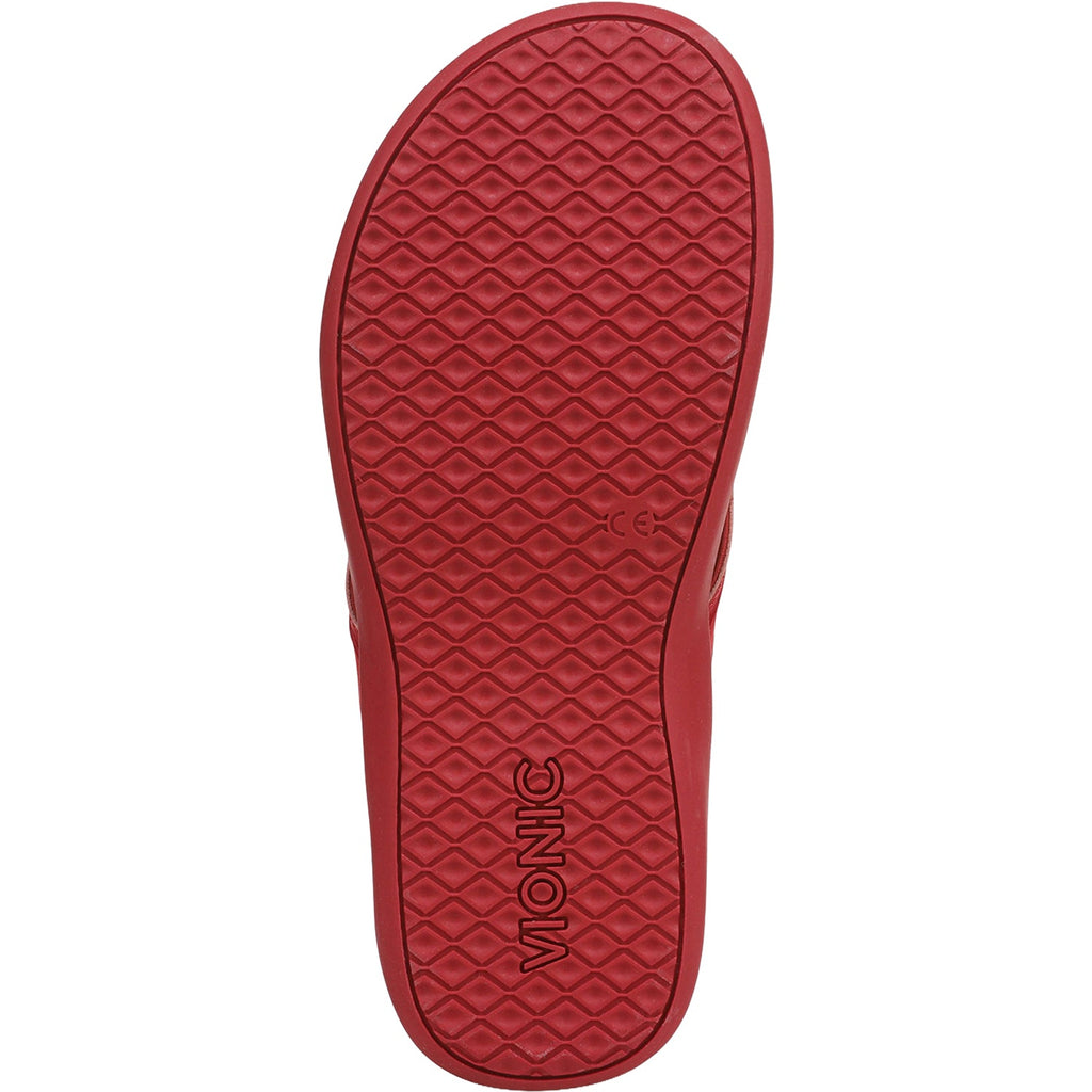 Vionic Tide 20 Women's Thong Sandals Varsity Red