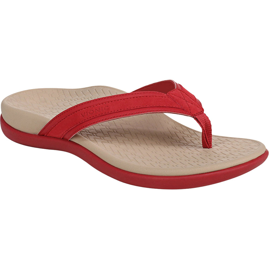 Vionic Tide 20 Women's Thong Sandals Varsity Red