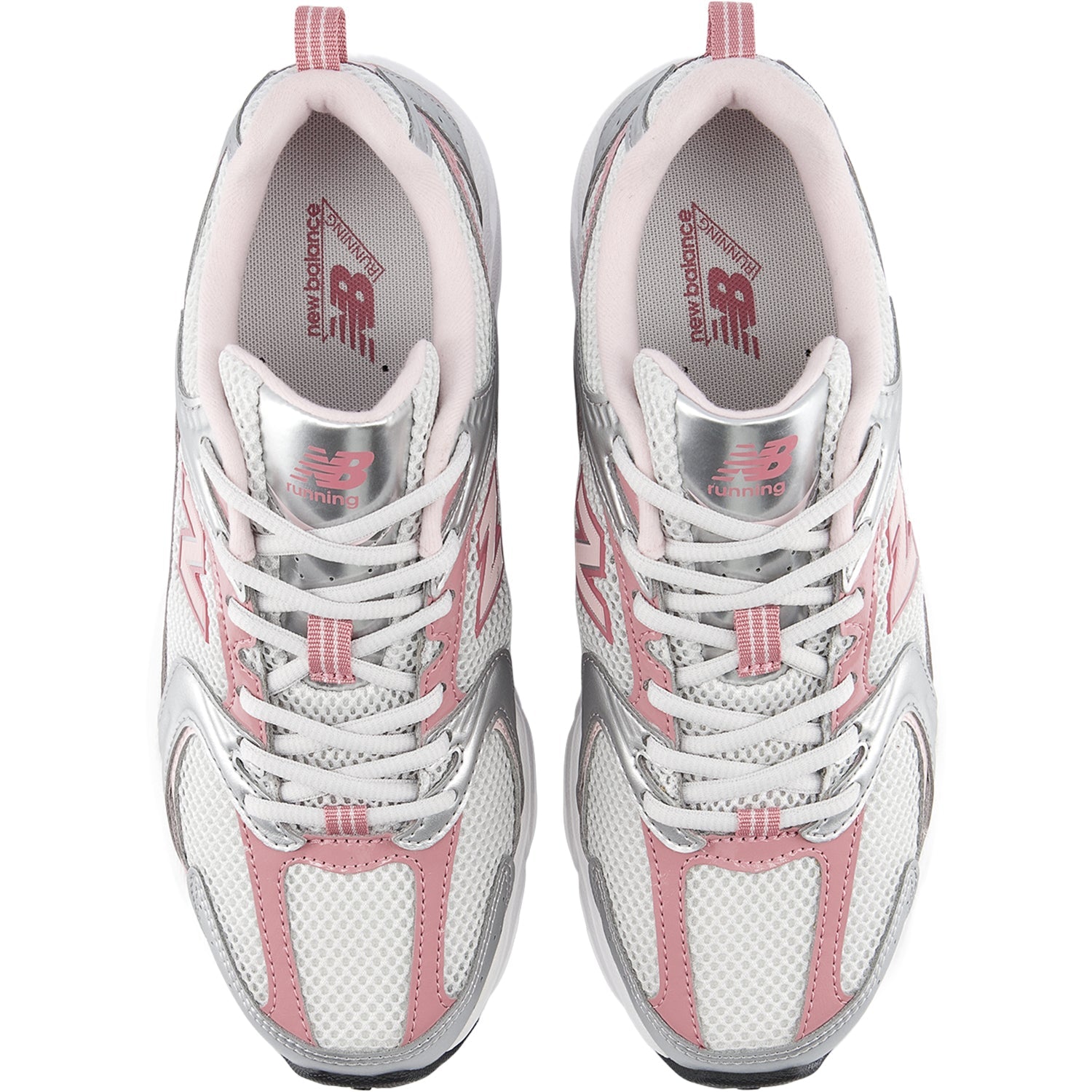New Balance 530 (Neutral Support) Unisex Athletic Shoes Silver Metallic/Rosewood