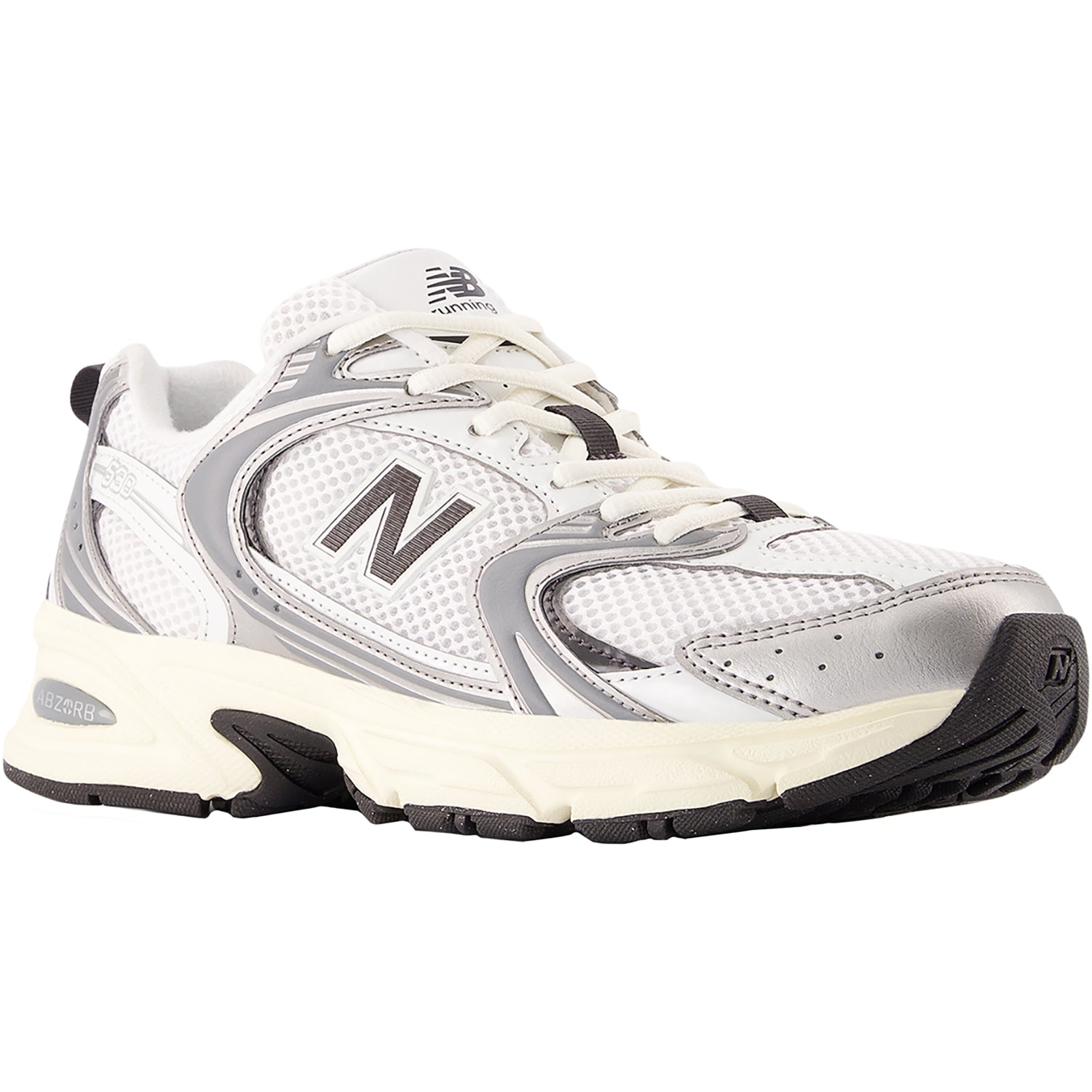 New Balance U530ESA Unisex Athletic Shoes Silver Metallic