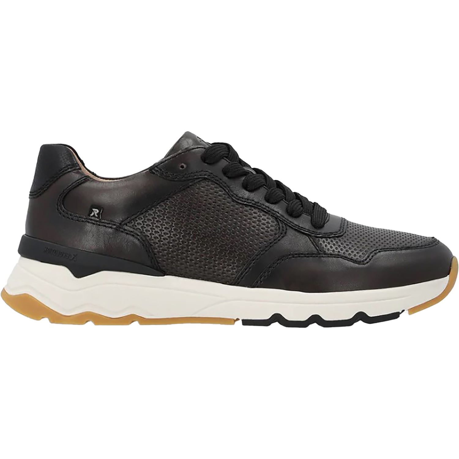 Rieker U0900-00 Zed 00 Men's Sporty Lace Up Shoes Vapor/Schwarz