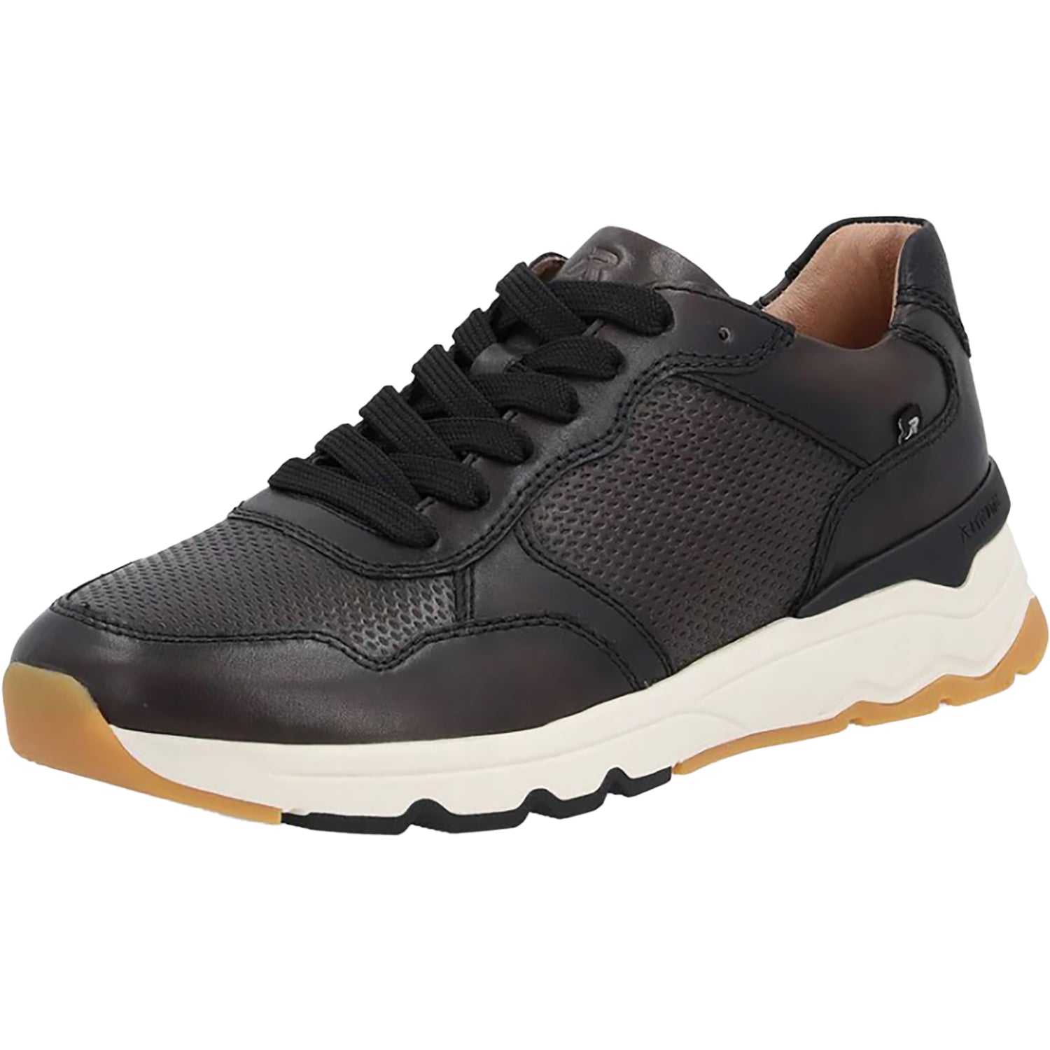 Rieker U0900-00 Zed 00 Men's Sporty Lace Up Shoes Vapor/Schwarz