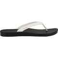 Olukai Uiki Women's Sandals Thong Sandals Bright White/Lava Rock