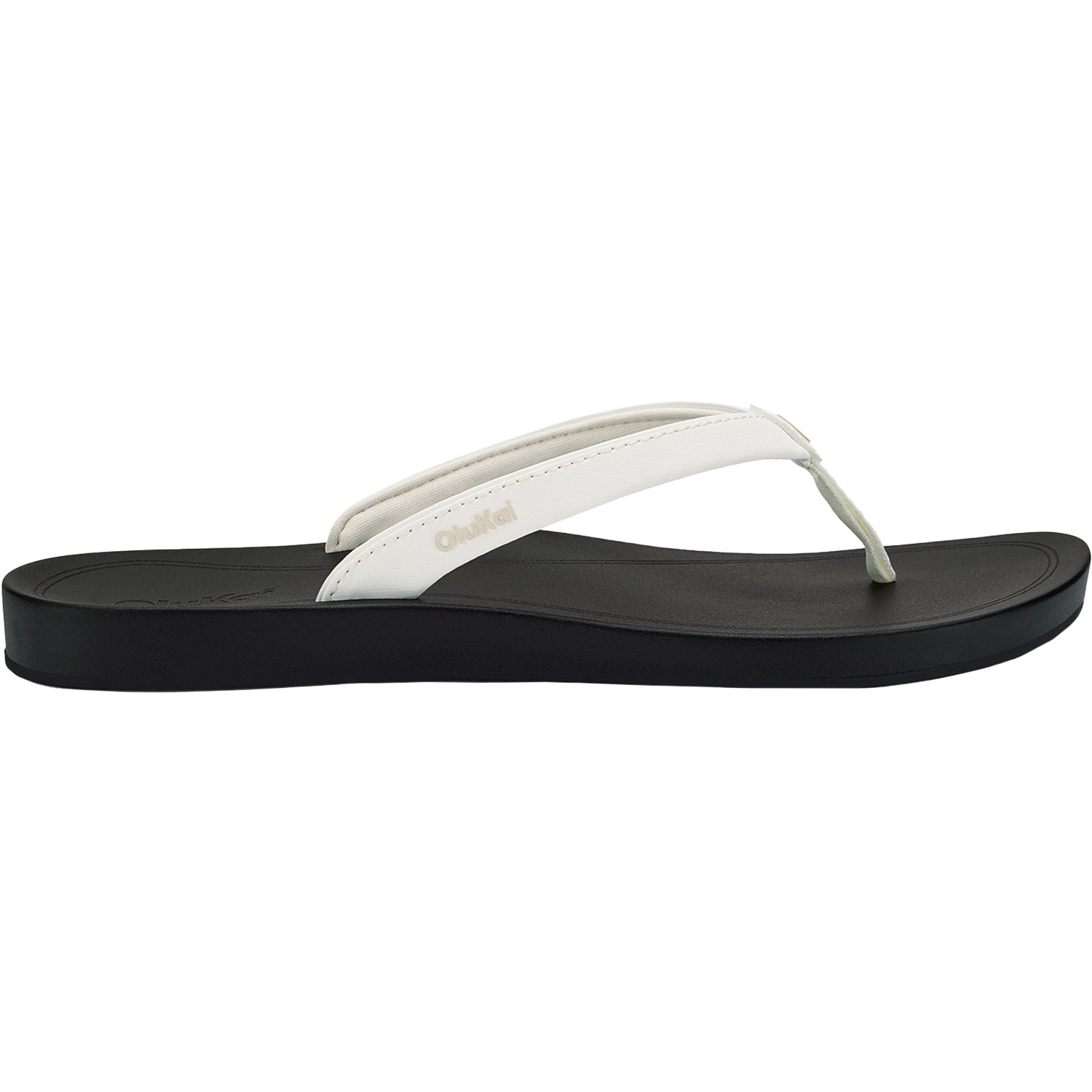 Olukai Uiki Women's Sandals Thong Sandals Bright White/Lava Rock