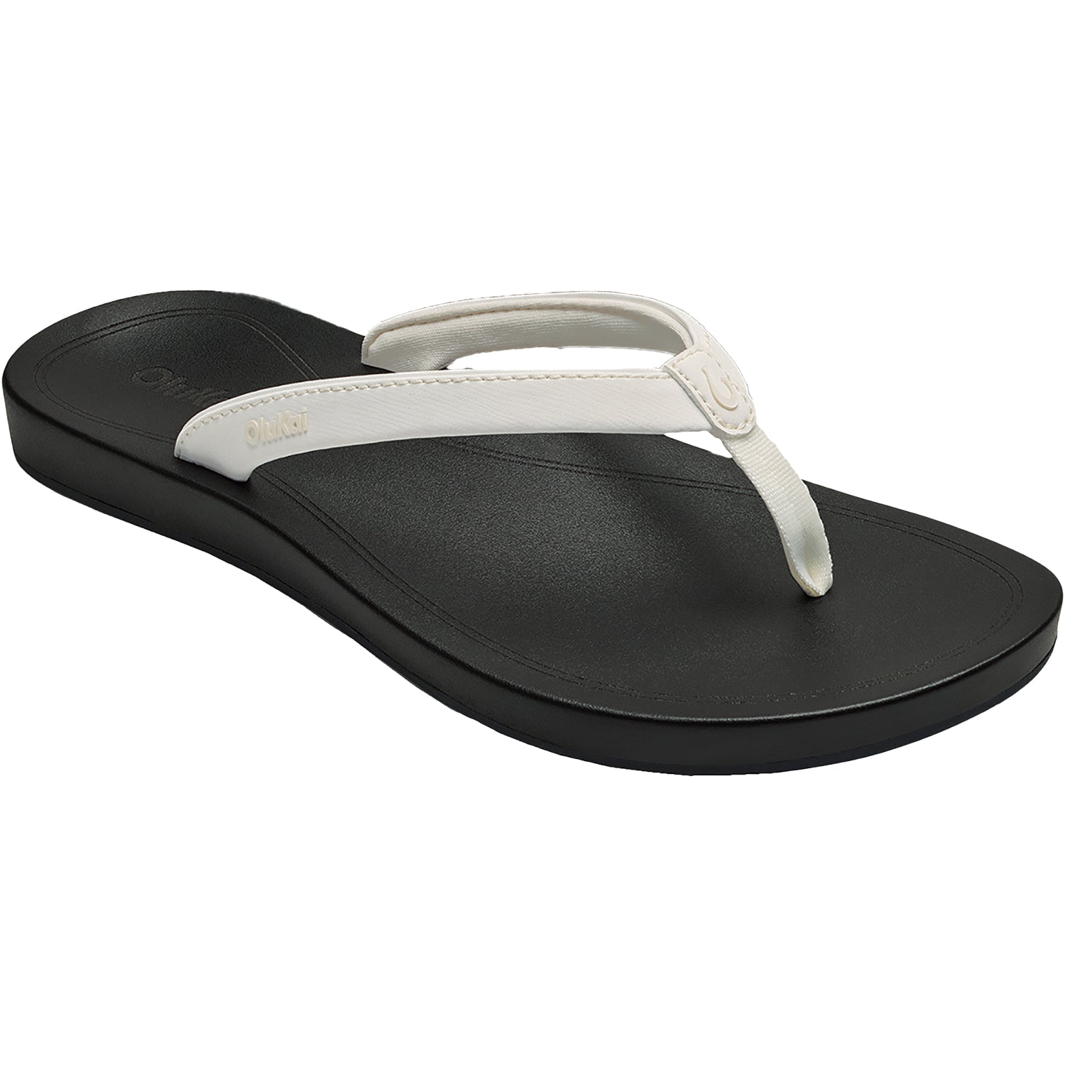 Olukai Uiki Women's Sandals Thong Sandals Bright White/Lava Rock