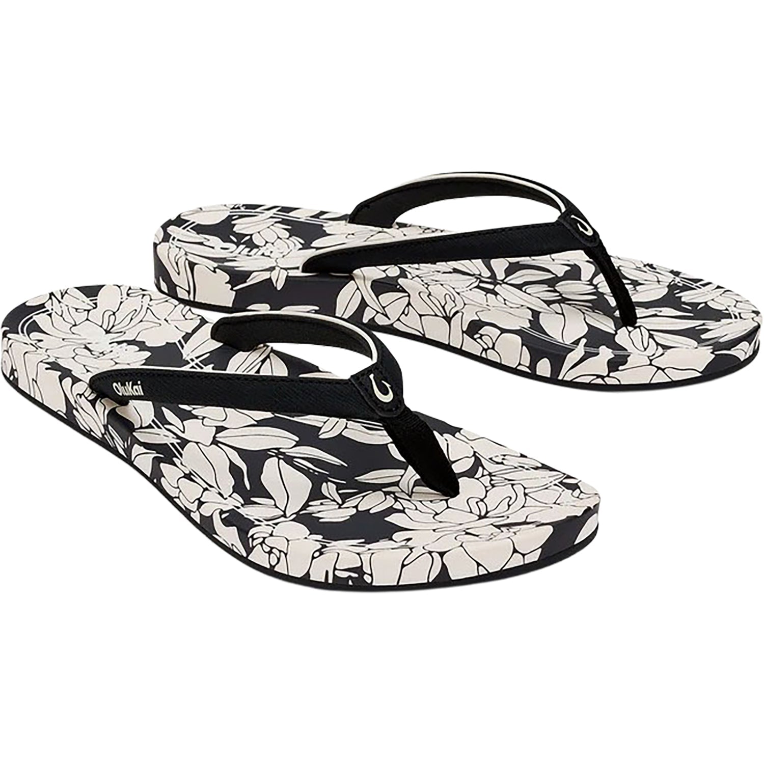 OluKai Uiki Women's Sandals Thong Sandals Lava Rock/Pai