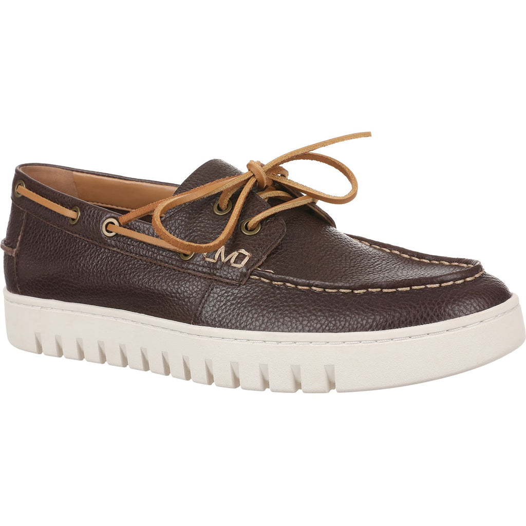 Vionic Uptown Boat Men's Slip Ons Chocolate Ganache