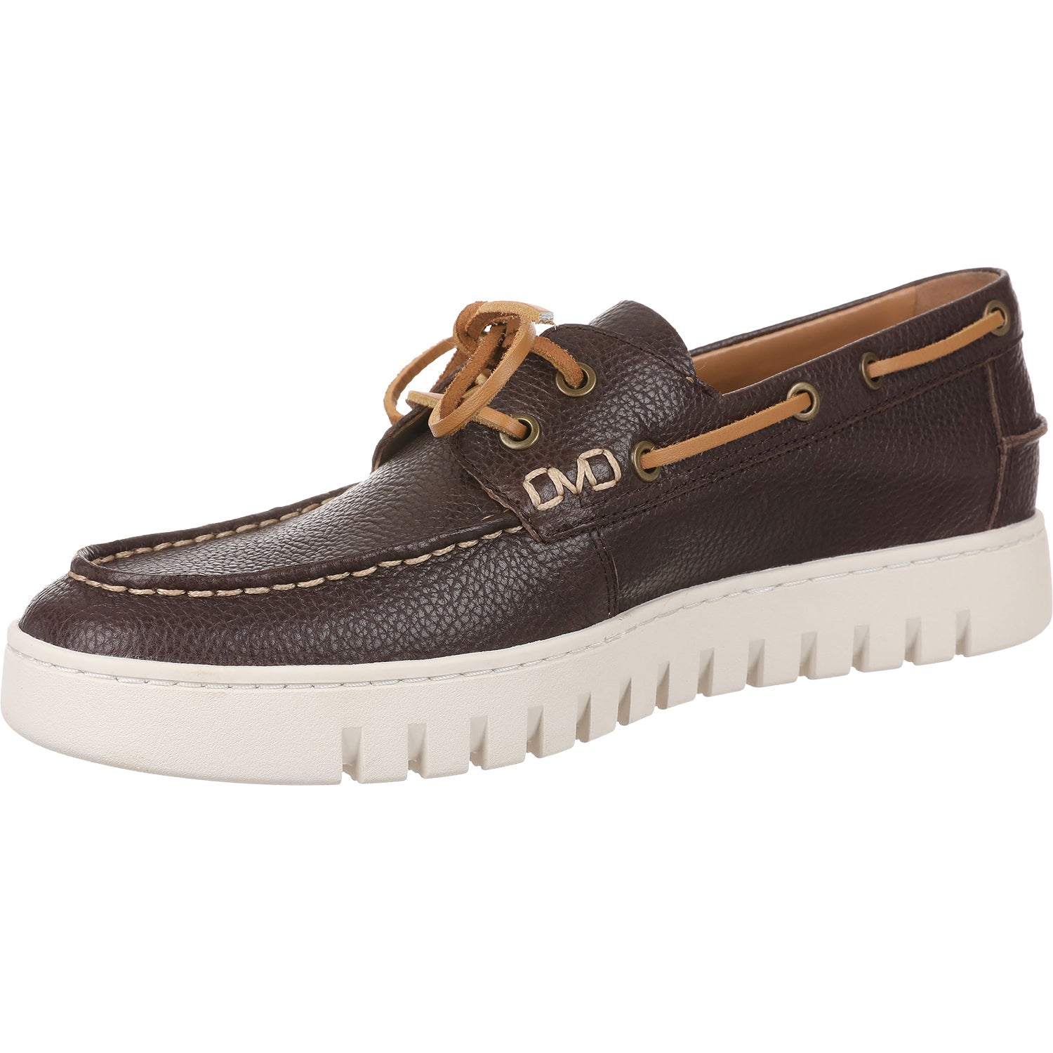 Vionic Uptown Boat Men's Slip Ons Chocolate Ganache