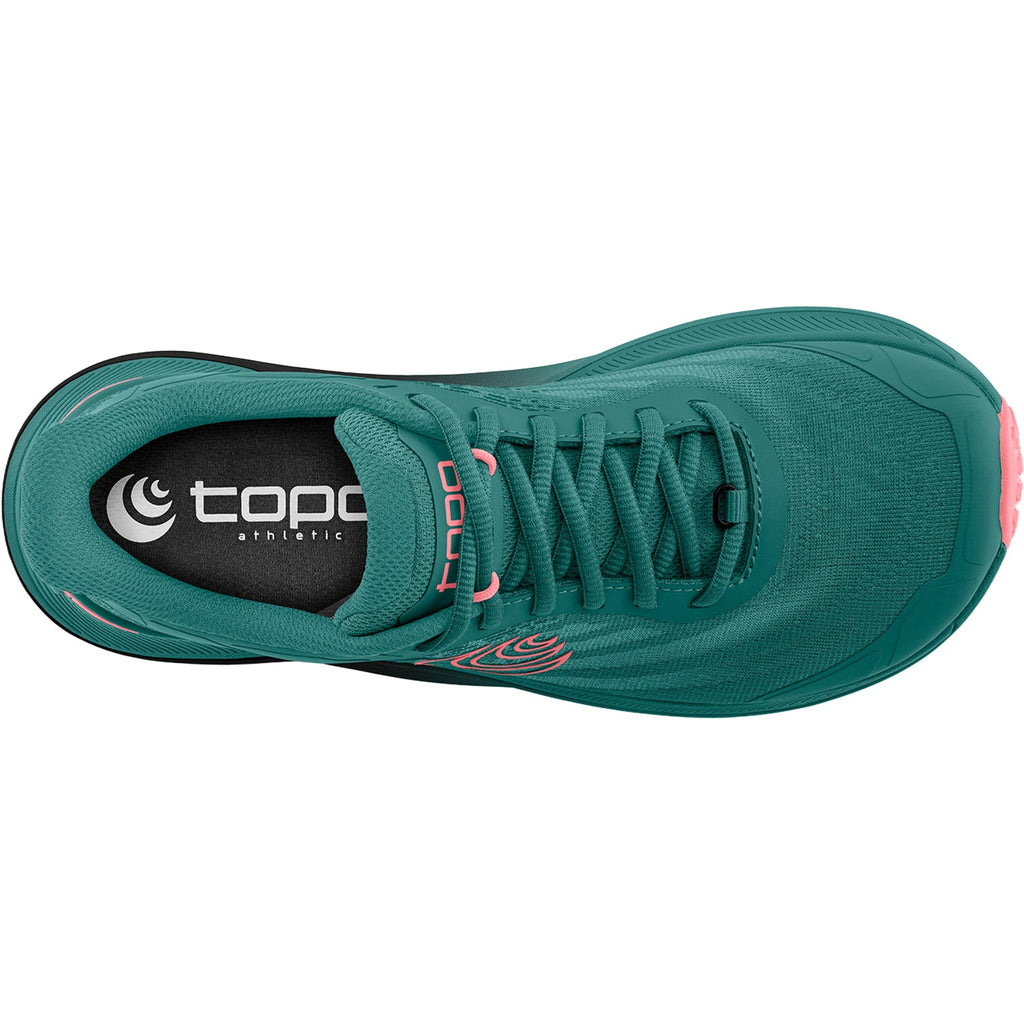 Topo Athletic Shoes Ultraventure 4 (Neutral Support) Women's Trail Hiking Shoes Athletic Shoes Dark Teal/Pink