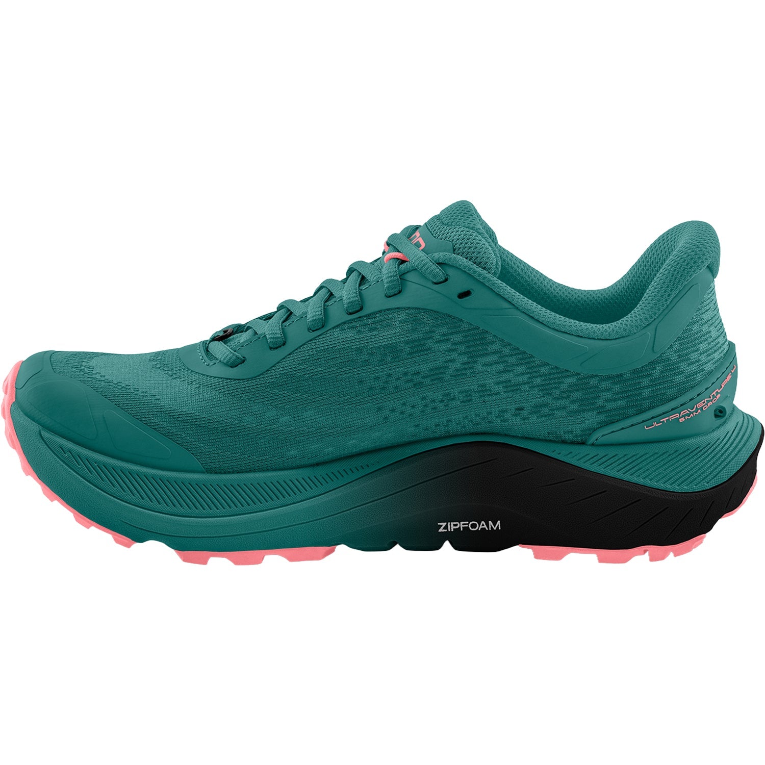 Topo Athletic Shoes Ultraventure 4 (Neutral Support) Women's Trail Hiking Shoes Athletic Shoes Dark Teal/Pink