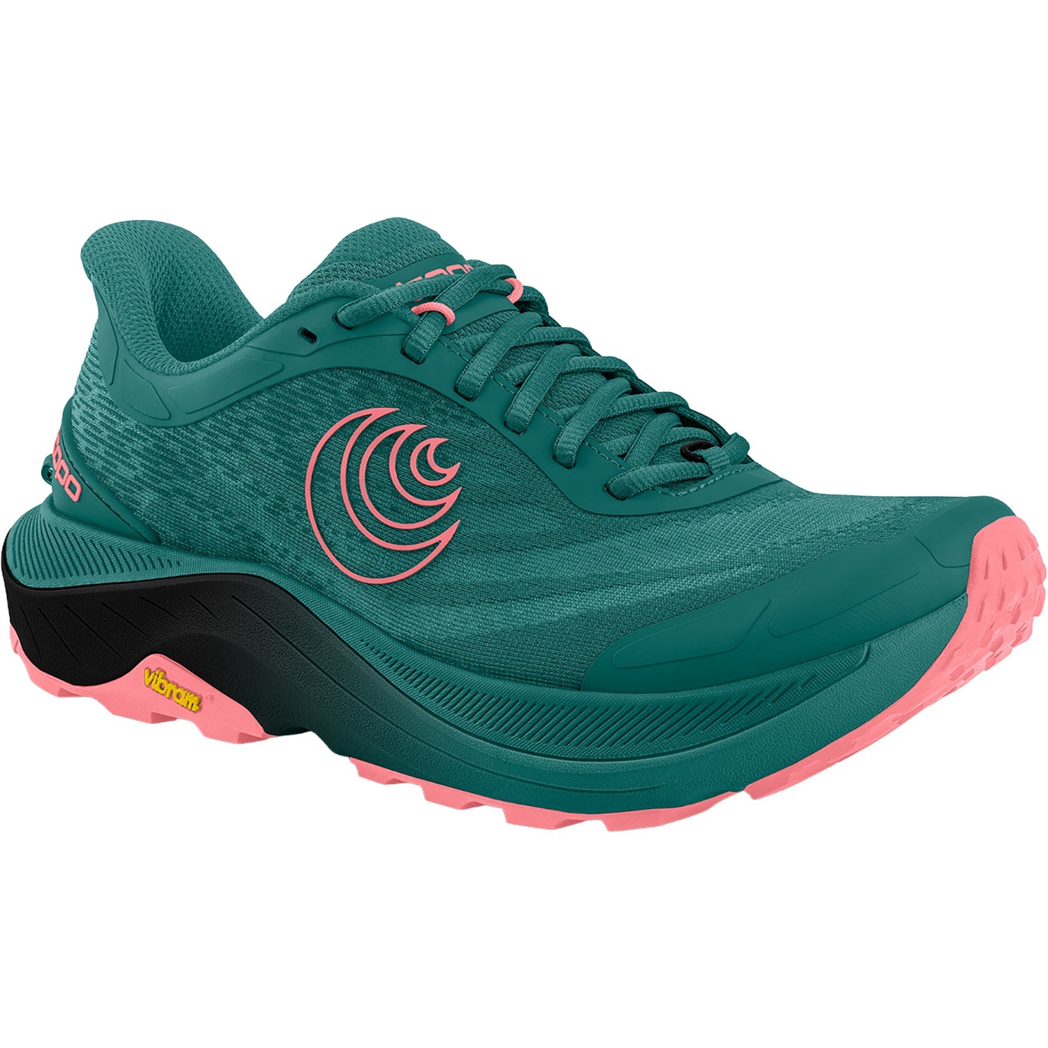 Topo Athletic Shoes Ultraventure 4 (Neutral Support) Women's Trail Hiking Shoes Athletic Shoes Dark Teal/Pink