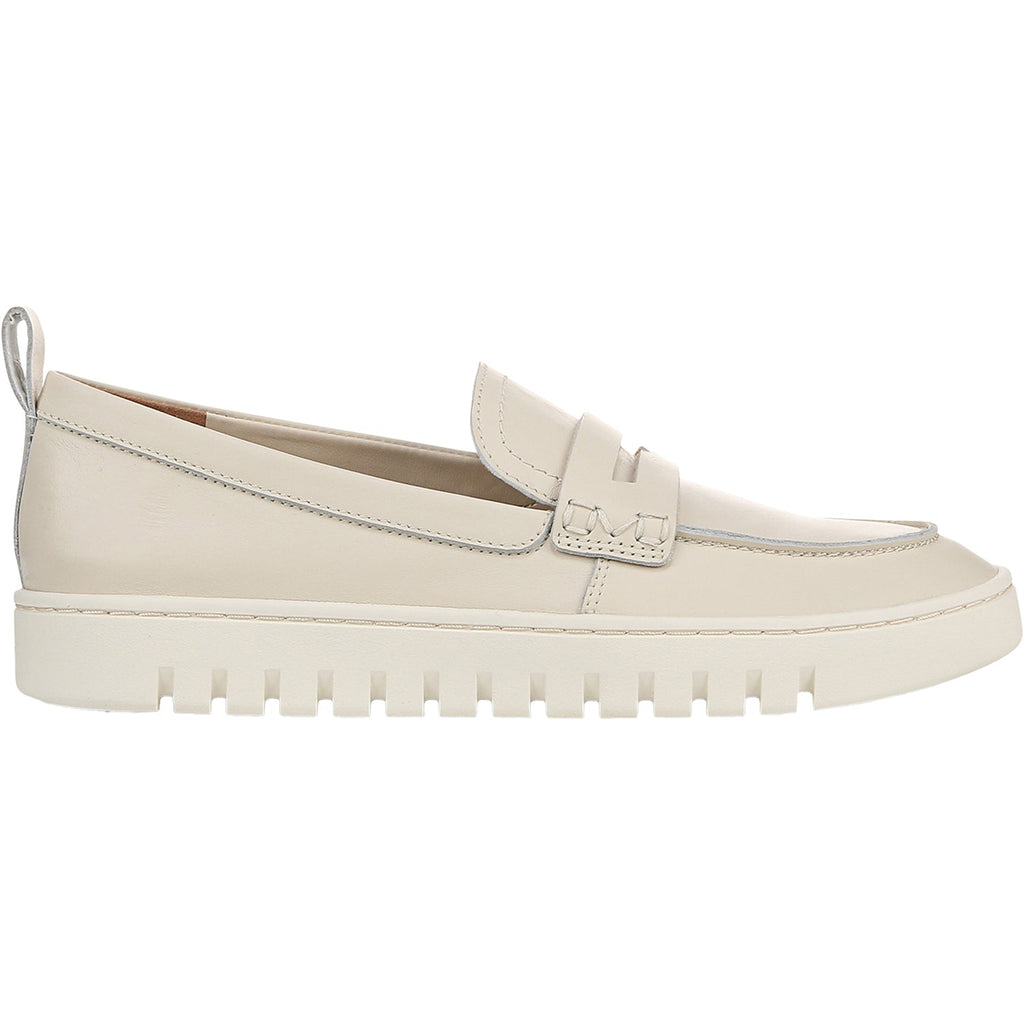 Vionic Uptown Loafer Women's Slip Ons Cream Leather