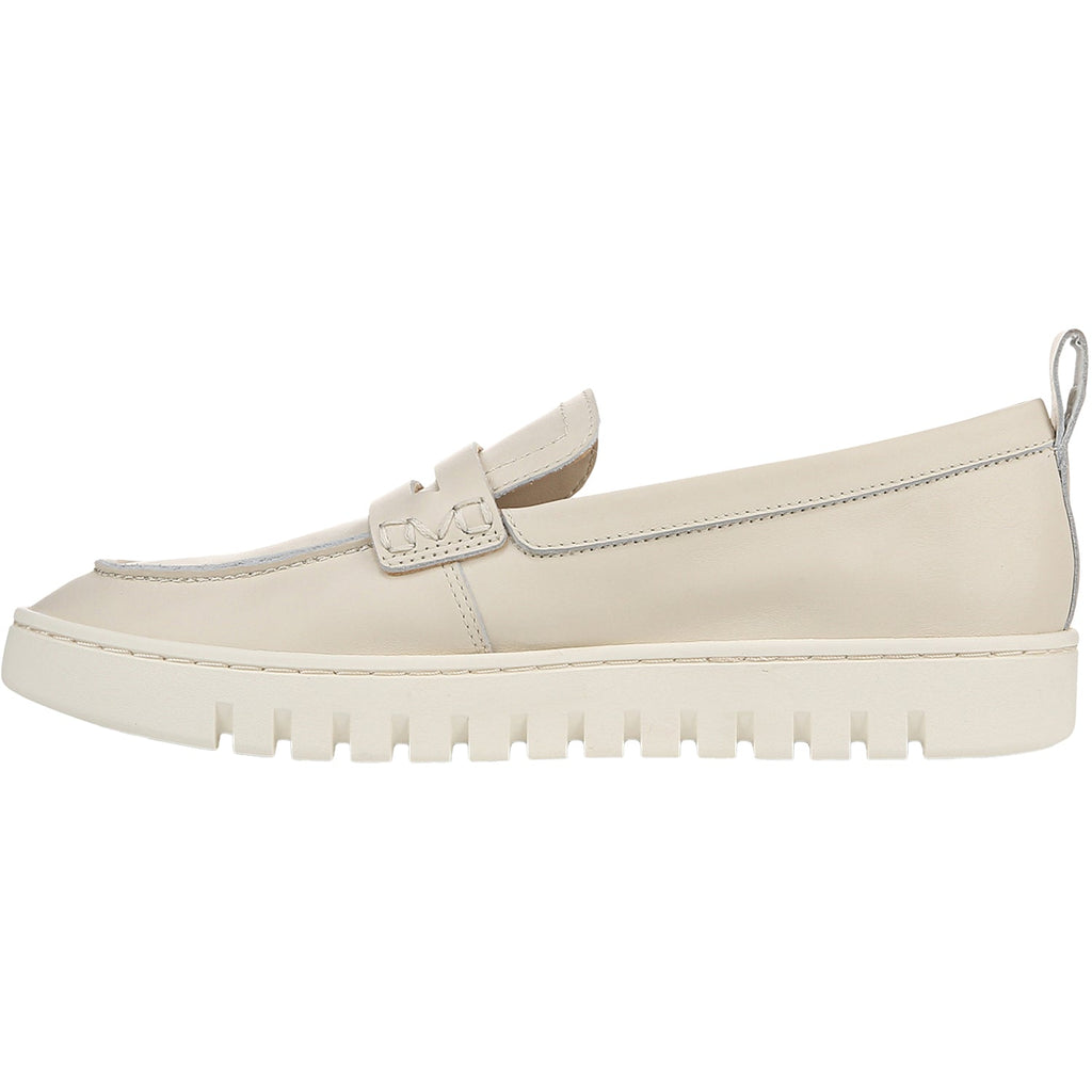 Vionic Uptown Loafer Women's Slip Ons Cream Leather