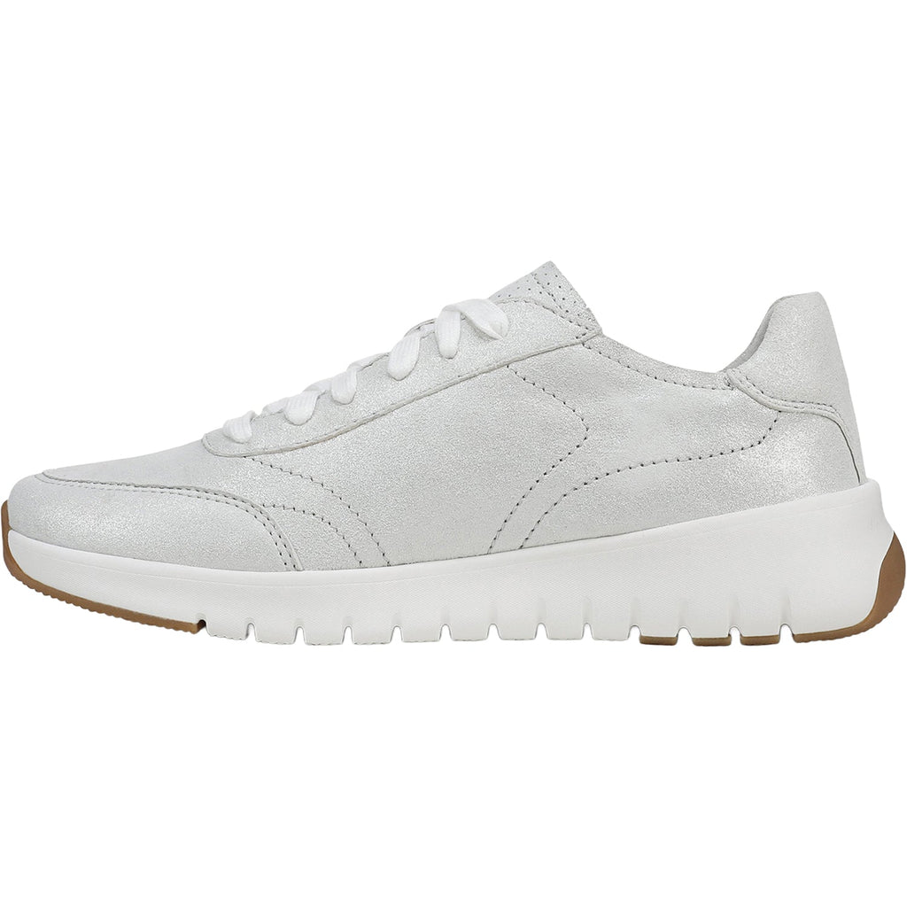 Vionic Uptown Women's Lace Up Shoes Silver Leather