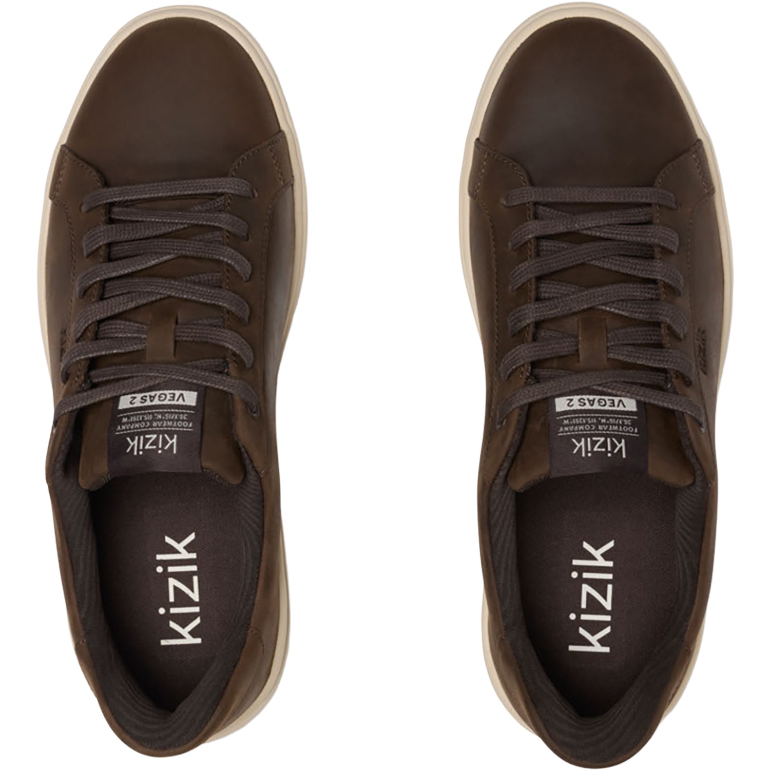 KIZIK Vegas 2 Men's Lace Up Shoes Mole/Whitecap