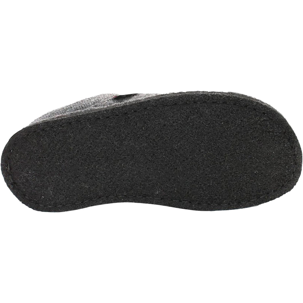 Haflinger Viola Women's Open Back Slippers Grey