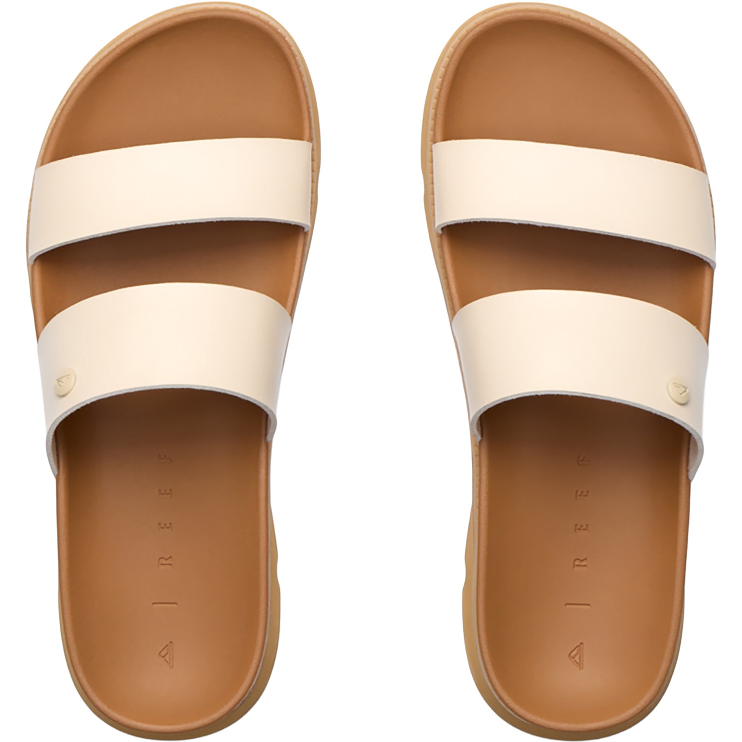 Reef Vista Luxe Thea Women's Slide Sandals Parchment