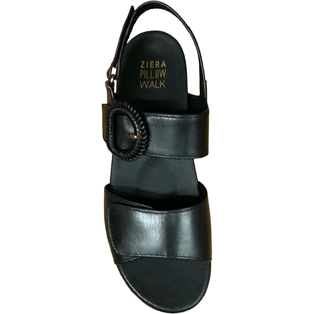 Ziera Vatch Women's Sandals Black Leather