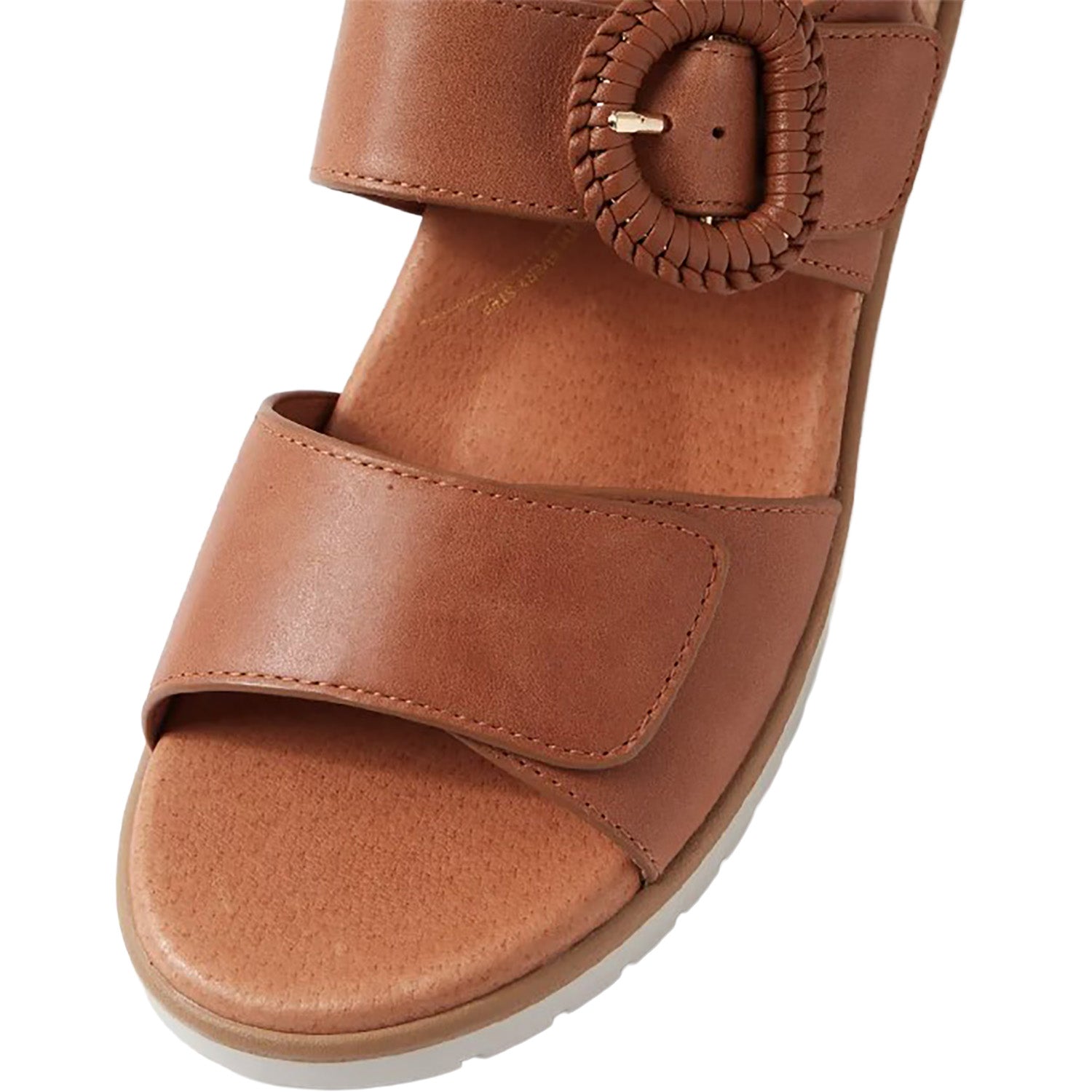 Ziera Vatch Women's Sandals Tan-Almond Leather