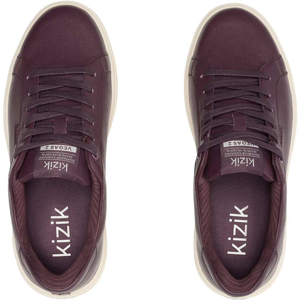 KIZIK Vegas 2 Women's Lace Up Shoes Traditional Mauve Wine/Pristine