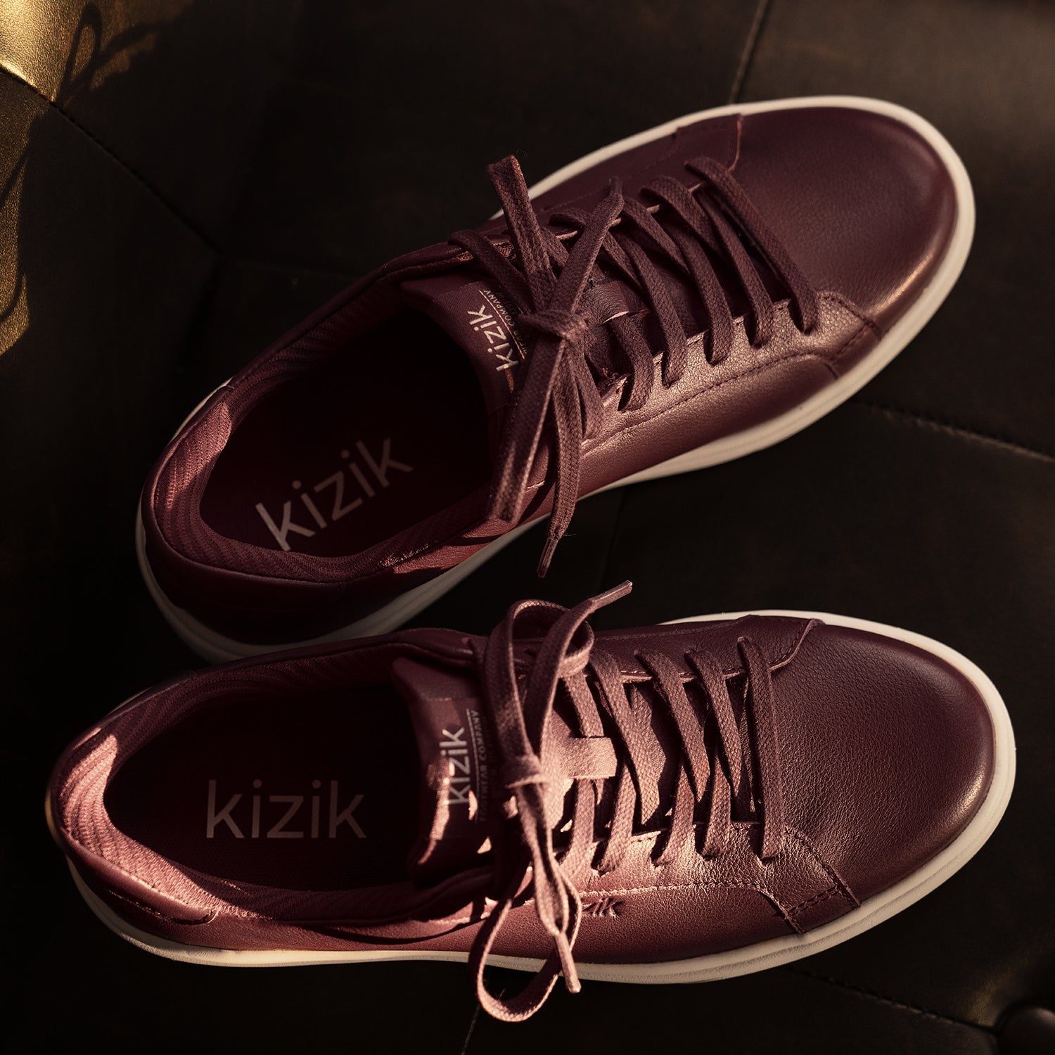 KIZIK Vegas 2 Women's Lace Up Shoes Traditional Mauve Wine/Pristine