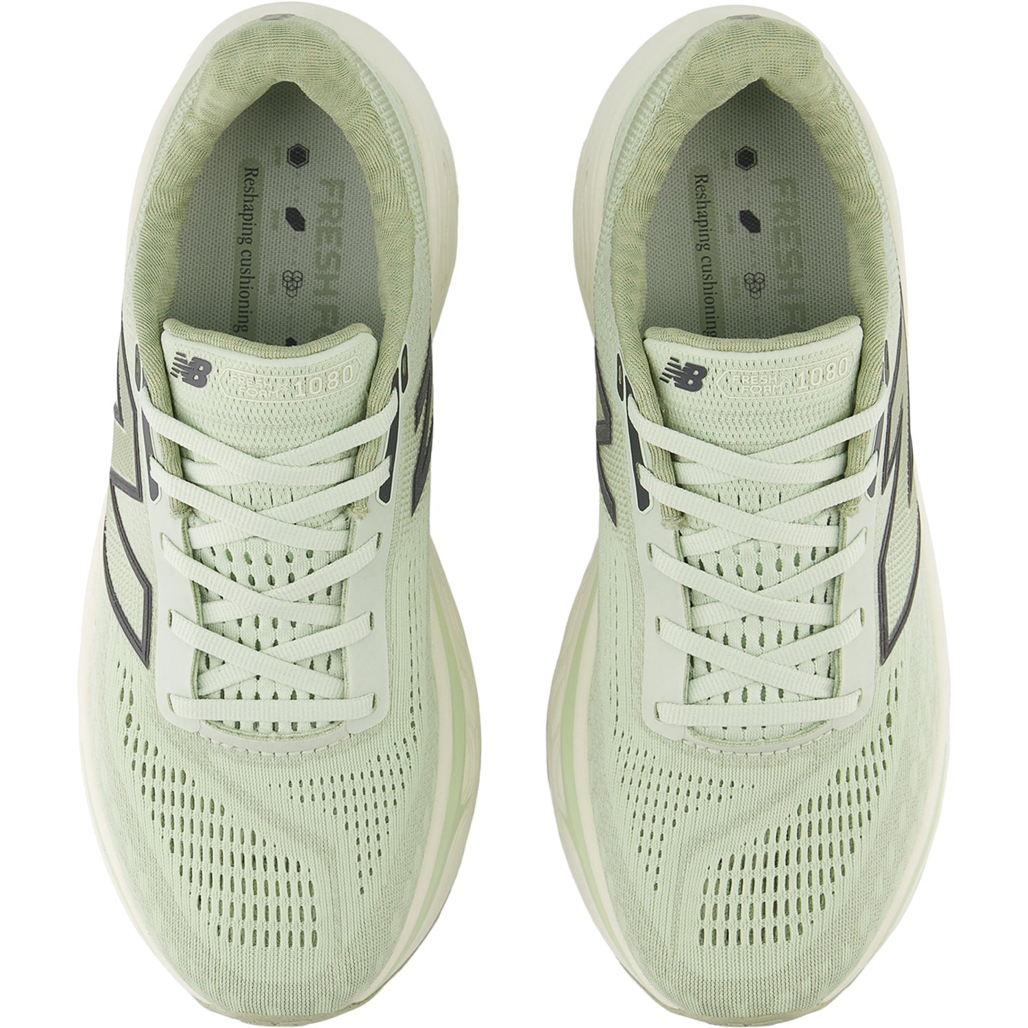 New Balance W1080M14 (Neutral Support) Women's Athletic Shoes Natural Mint/Magnet/Olivine Mesh