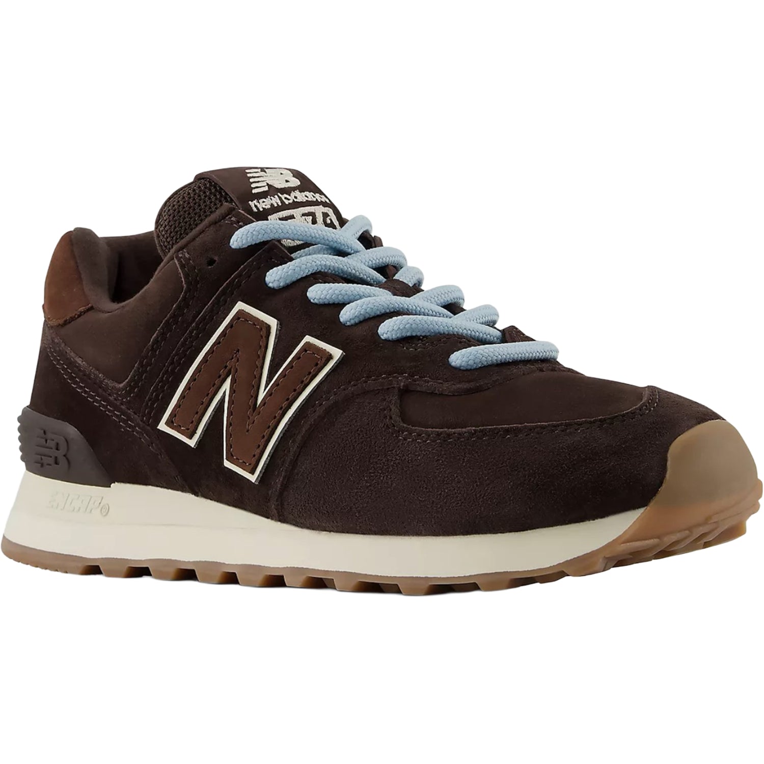 New Balance W57474P (Neutral Support) Women's Athletic Shoes Black Coffee with Angora